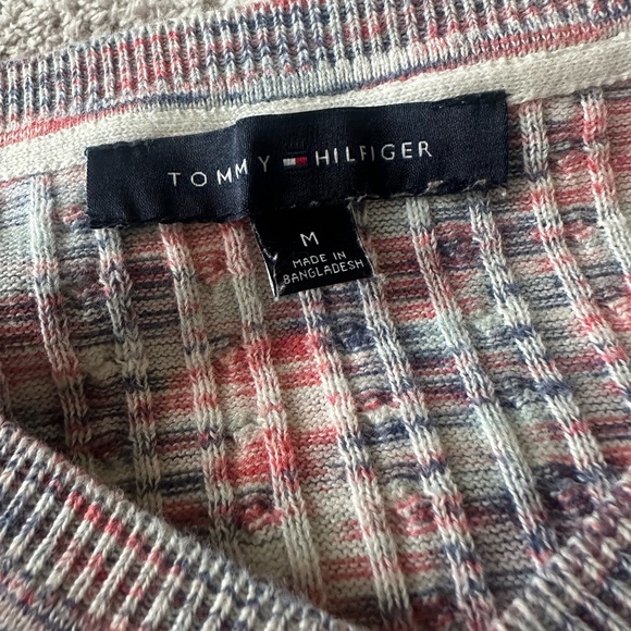 TOMMY HILFIGER Multi-Color Women V-Neck Sweater - Picture 2 of 6